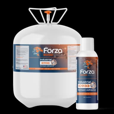 Canister and aerosol of ForzaBOND IC933 industrial adhesive