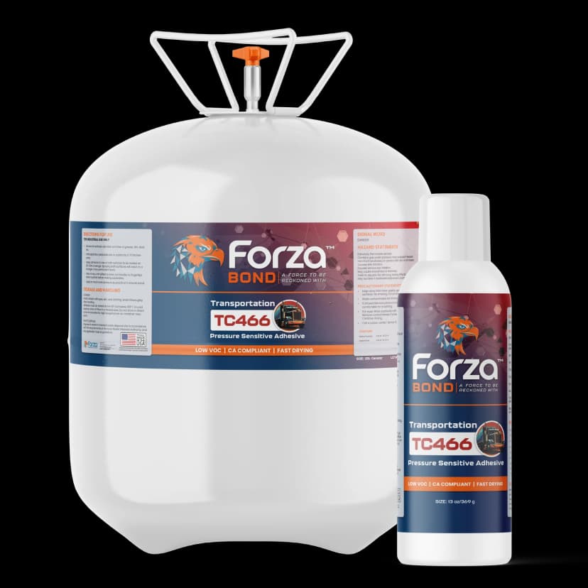 TC466 - Low VOC CA Compliant, Aggressive & Fast Drying Pressure Sensitive Adhesive